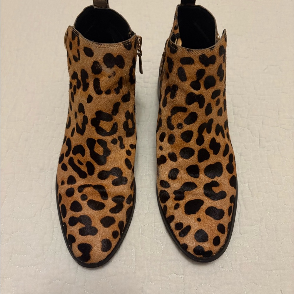 Steven By Steve Madden Animal Print Ankle Boots